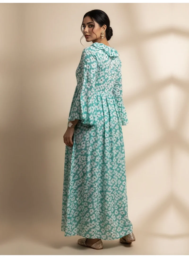 Alaya Women Printed  Cotton Jalabiya-AL4008